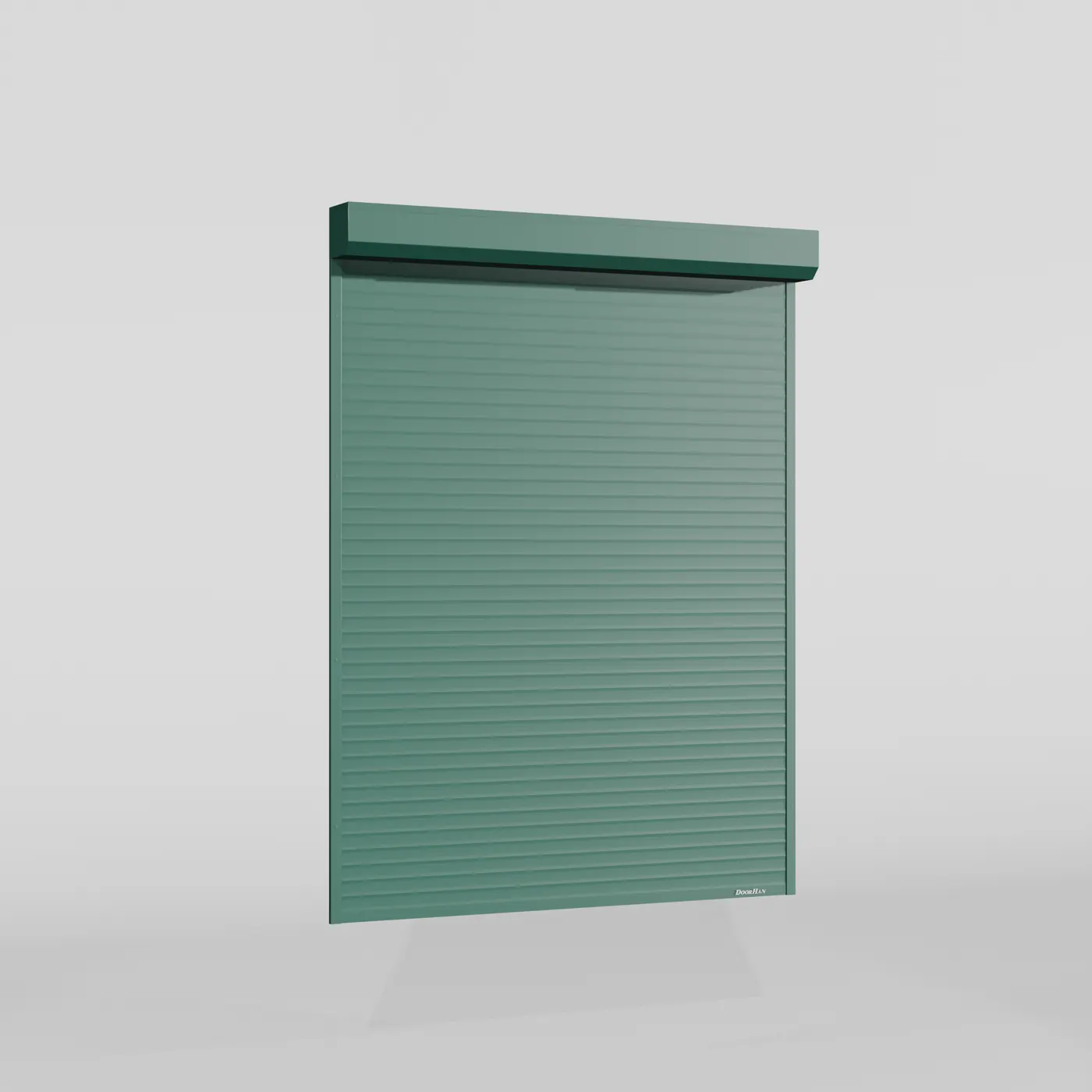 Рольставни DoorHan 2200х1800 цвета RAL 6005 (зелёный) взломостойкие с автоматикой