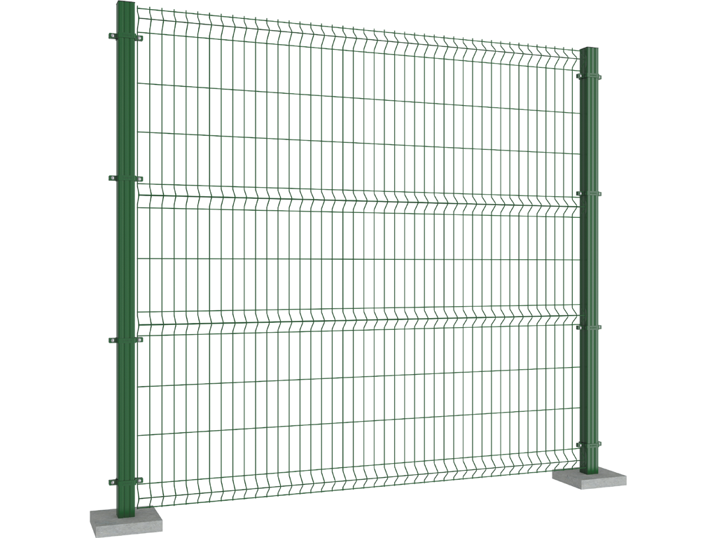 Заборные секции из сварной сетки серии «ОПТИМА ЛАЙТ»