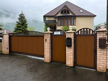 Откатные ворота Дорхан