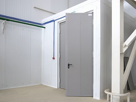 Промышленные распашные ворота